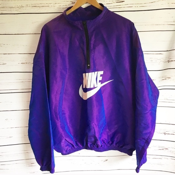 Nike Tops - Nike vintage iridescent windbreaker pullover